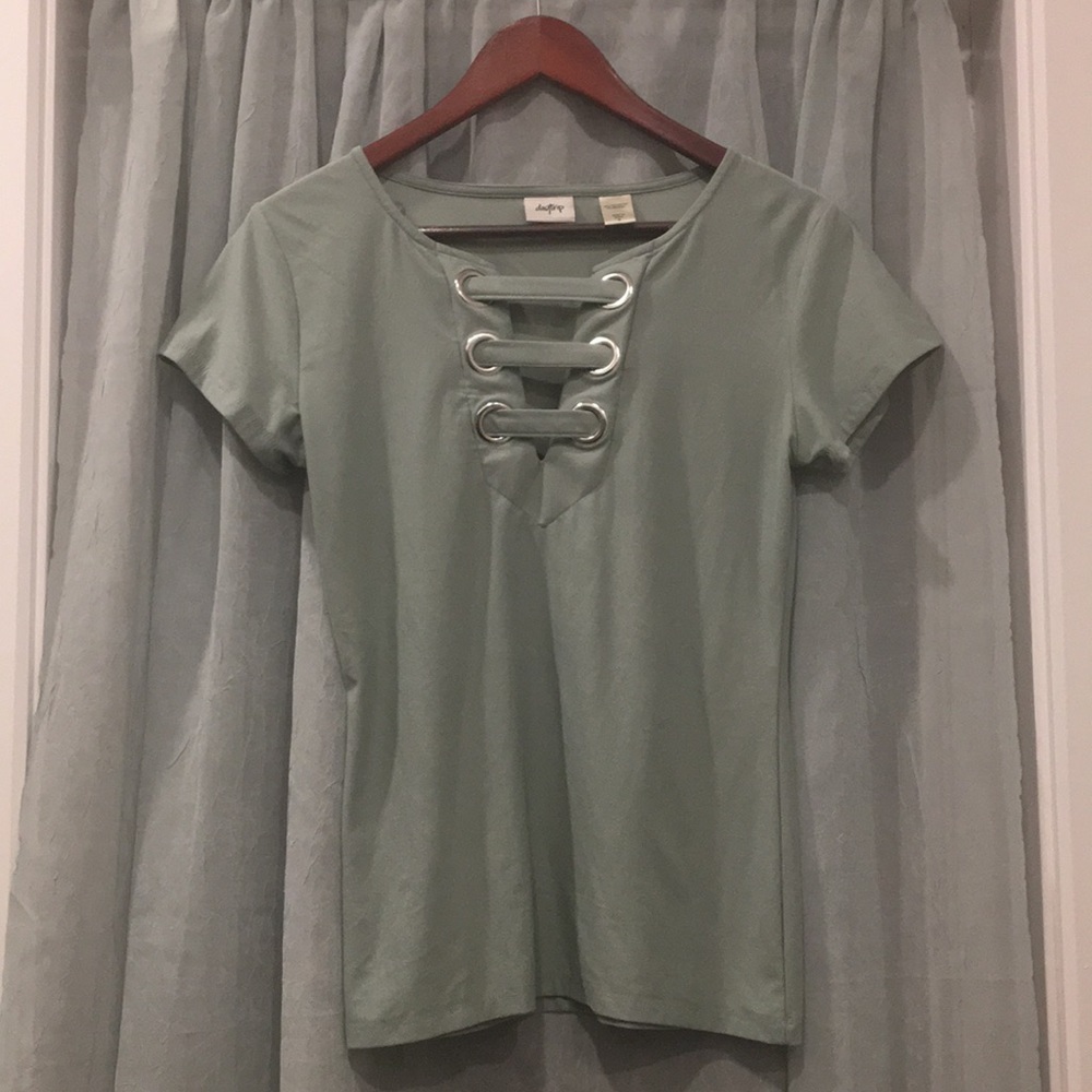 Teal tee